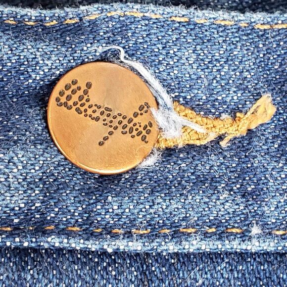 Wrangler Jeans Leather Patch 11” High Rise Boot Cut Womens Medium Wash - Picture 5 of 8